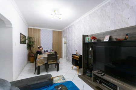 Apartamento com 2 dormitórios à venda, 65 m² por R$ 410.000,00 - Embaré - Santos/SP