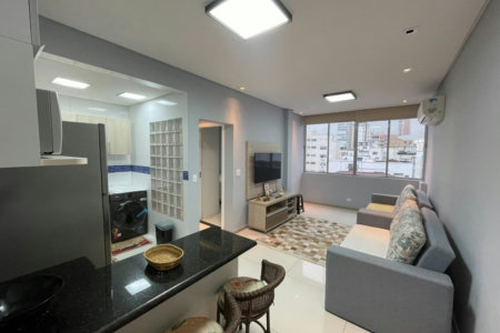 Apartamento com 1 dormitório à venda, 49 m² por R$ 490.000,00 - Gonzaga - Santos/SP