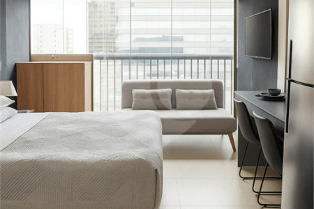 Apartamento à venda ou para alugar com 1 quarto em Cerqueira César, São Paulo, SP