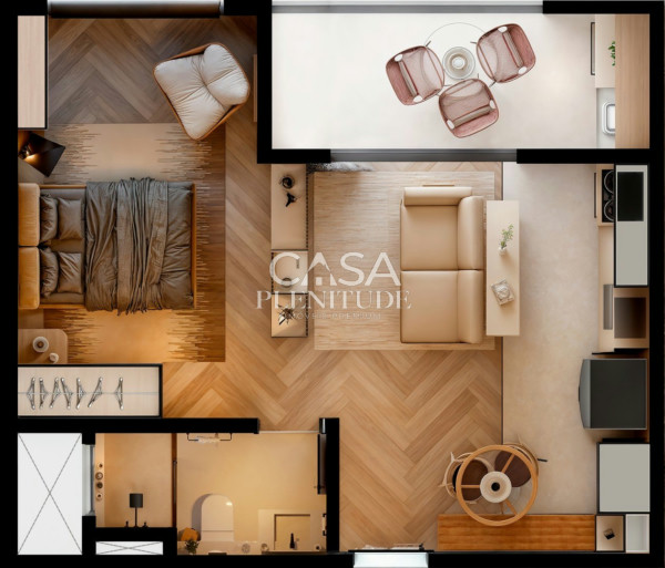 Apartamento 44m² 1