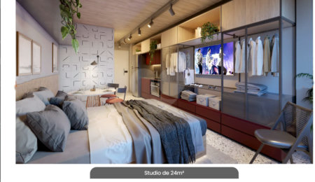 Studio à venda com 1 quarto em Vila Olímpia, São Paulo, SP