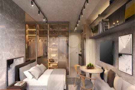 Apartamento à venda com 1 quarto em Campo Belo, São Paulo, SP