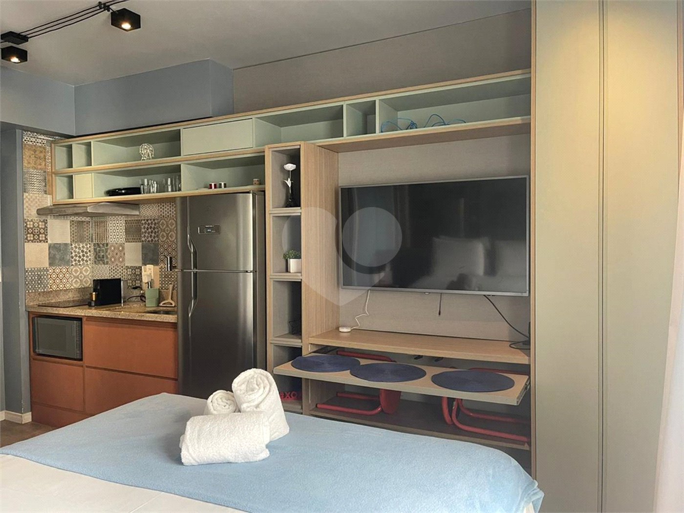 Stúdio à venda no Centro com 1 vaga de garagem