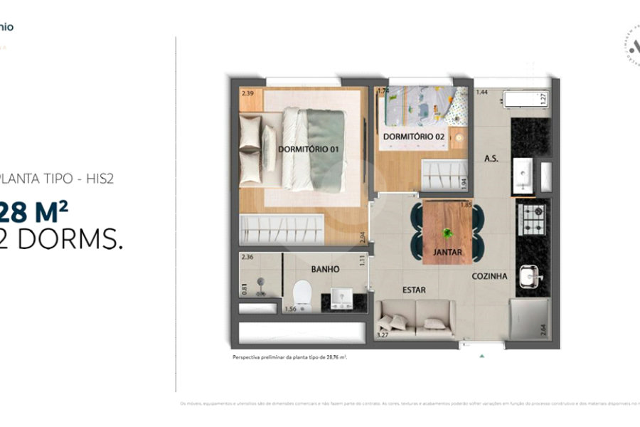 Apartamento à venda com 2 quartos em SANTANA, São Paulo, SP