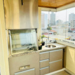 Apartamento á venda MOBILIADO com 128m², 3 suítes, 2 vagas, no centro de Santo André