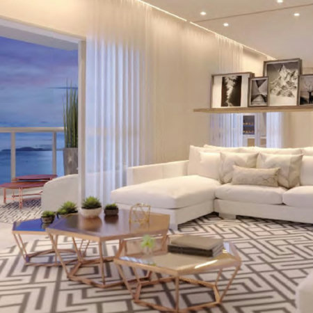 Vende-se lançamento alto padrão/Ponta da Praia com 4 dorm /suíte/wc social e de serviço/4 vagas