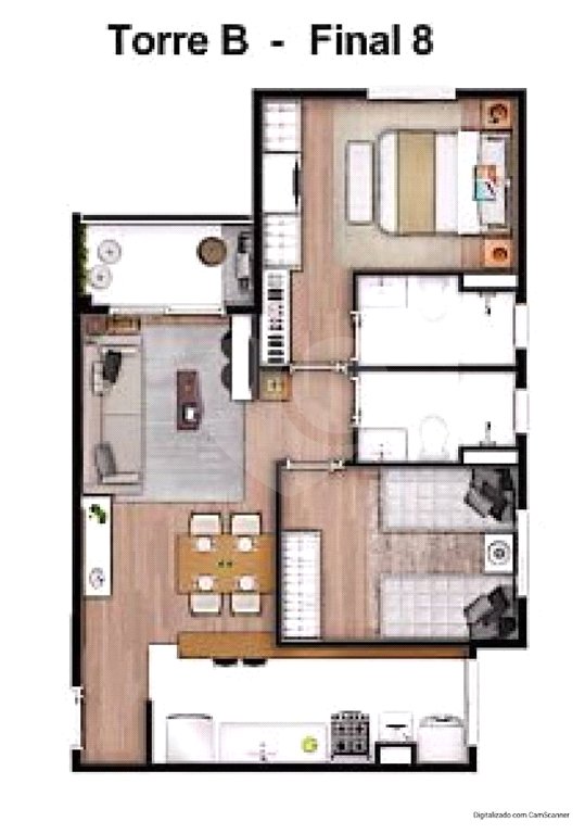 Apartamento à venda com 2 quartos, sendo 1 suíte, em Liberdade, São Paulo, SP