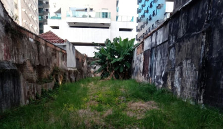 Terreno para alugar, 325 m² por R$ 14.356,00/mês - José Menino - Santos/SP