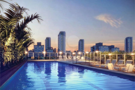 Studio à venda com 39 m² por 429 mil reais a 650 metros da estação Anhangabaú do metrô.