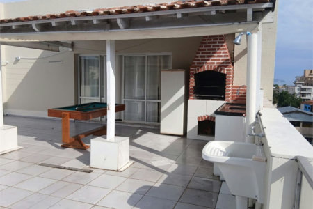 Cobertura com 3 dormitórios à venda, 112 m² por R$ 435.000,00 - Loteamento João Batista Julião - Guarujá/SP