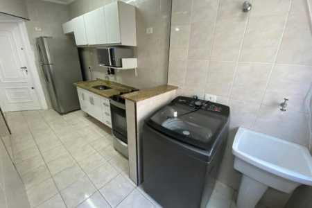 Apartamento com 1 dormitório para alugar, 65 m² por R$ 4.500,00/mês - José Menino - Santos/SP