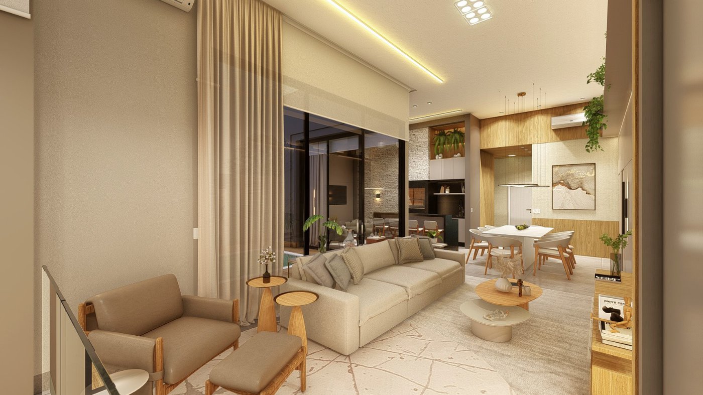 Casa à venda com 3 suítes no condomínio Residencial Damha Belvedere, Presidente Prudente - SP