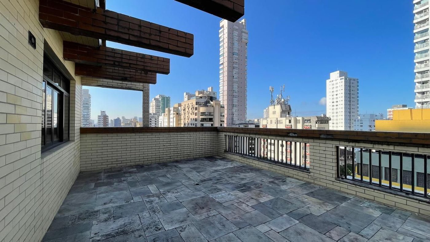 Cobertura com 4 dormitórios à venda, 495 m² por R$ 5.000.000,00 - Gonzaga - Santos/SP