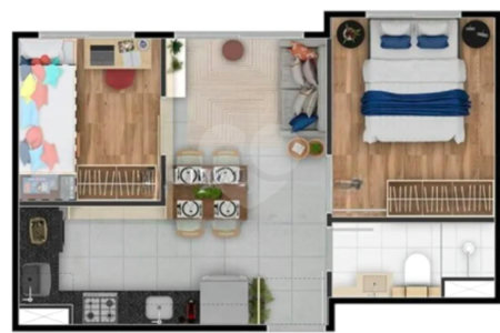 Apartamento à venda com 2 quartos em Quinta da Paineira, São Paulo, SP