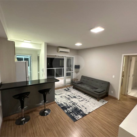 Apartamento para locação no Campo Belo com 51m², com 1 dormitório, 1 vaga, e lazer completo