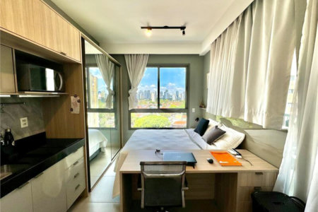 Apartamento para alugar com 1 suíte em Vila Olímpia, São Paulo, SP