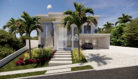 Terreno com Casa de Alto Padrão em Construção – Condomínio Alto do Sion