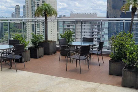 Apartamento à venda com 1 quarto em Brooklin Paulista, São Paulo, SP