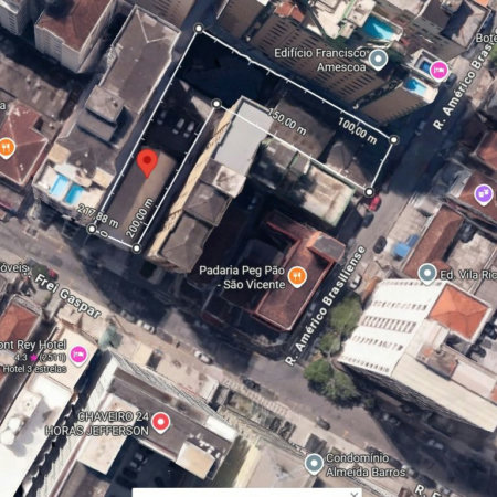 Terreno para alugar, 1375 m² por R$ 50.000/mês - Centro - São Vicente/SP