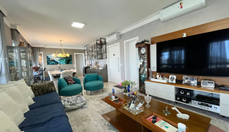 Apartamento com 3 dormitórios à venda, 189 m² por R$ 3.300.000,00 - P. Praia - Santos/SP