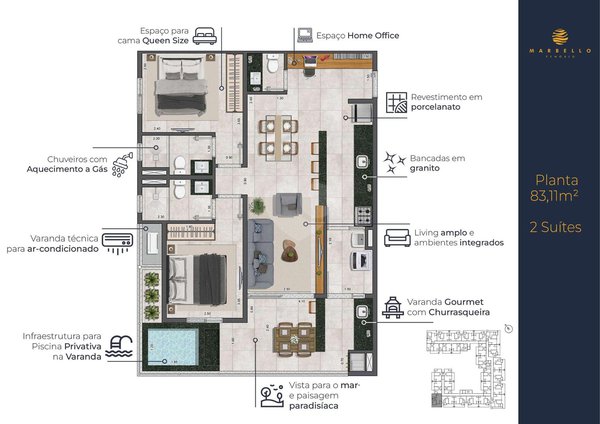Apartamento 83m² 7