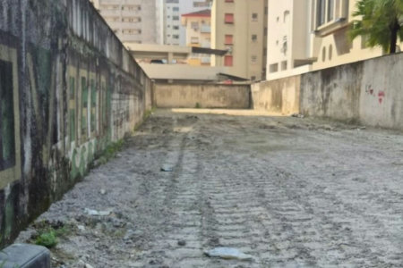 Terreno para alugar, 480 m² por R$ 35.000,00/mês - Gonzaga - Santos/SP