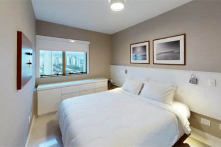 Apartamento à venda ou para alugar com 2 quartos, sendo 1 suíte, em Brooklin Paulista, São Paulo, SP