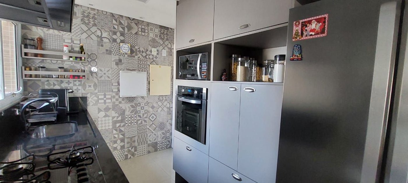 Apartamento com 3 dormitórios à venda, 100 m² por R$ 1.450.000,00 - José Menino - Santos/SP