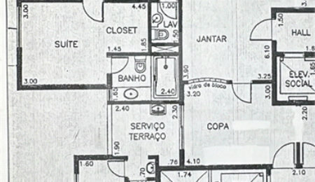 Apartamento para alugar com 3 quartos, sendo 1 suíte,  em Pinheiros, São Paulo, SP