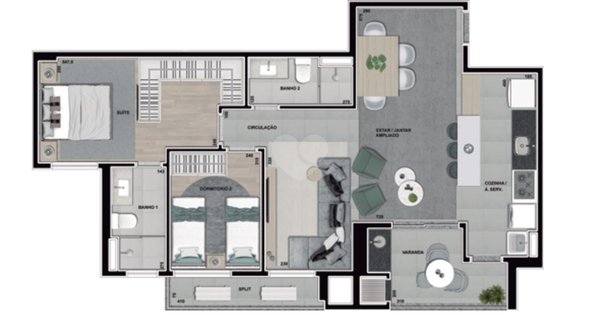 Apartamento 88m² 3