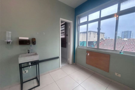 Sala Comercial para locação, Boqueirão, Santos - SA0084.