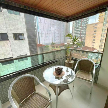 Apartamento com 2 dormitórios à venda, 110 m² por R$ 1.150.000,00 - Gonzaga - Santos/SP
