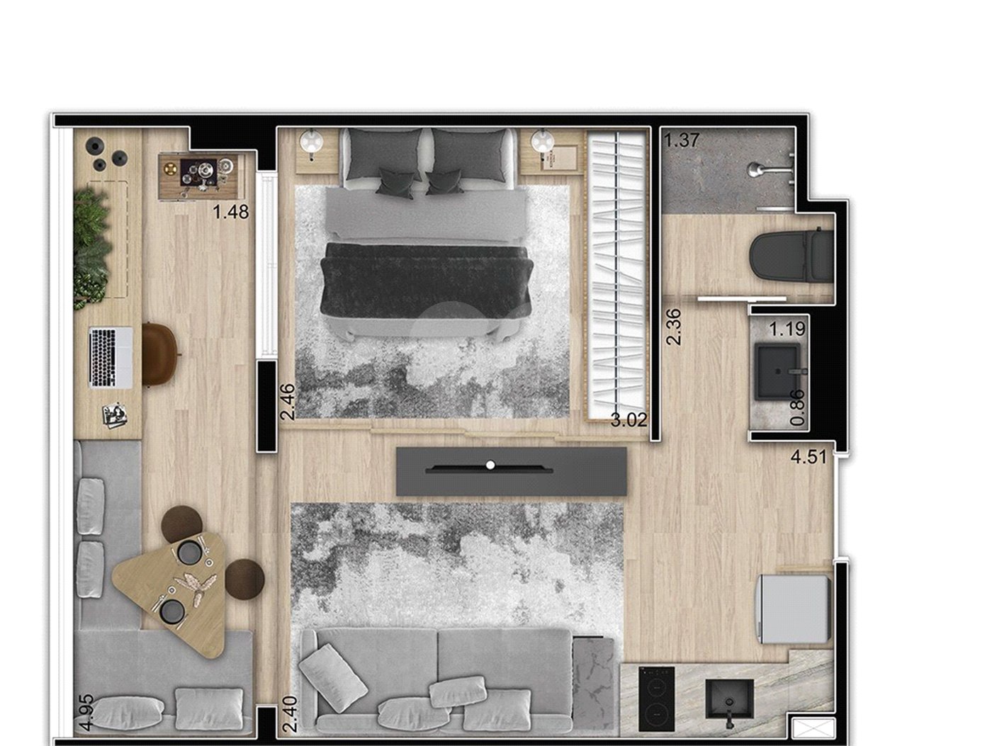 Studio à venda com 1 quarto em Butantã, São Paulo, SP