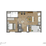 Apartamento à venda com 2 quartos, sendo 1 suíte, em Campo Grande, São Paulo, SP