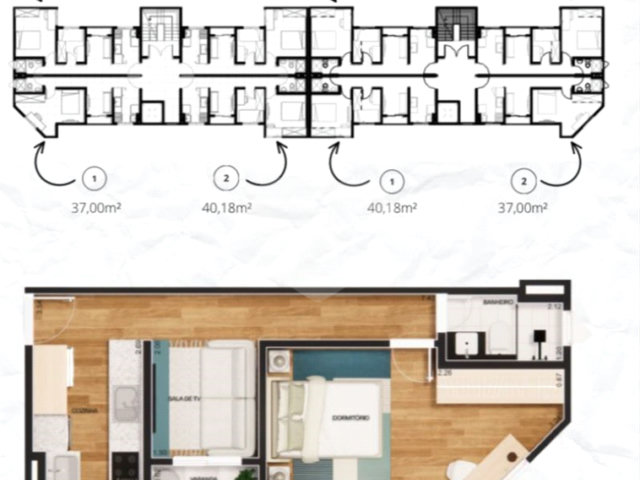 Apartamento à venda com 1 quarto em Casa Verde, São Paulo, SP