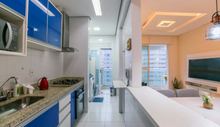 Apartamento com 1 dormitório à venda, 55 m² por R$ 735.000,00 - José Menino - Santos/SP