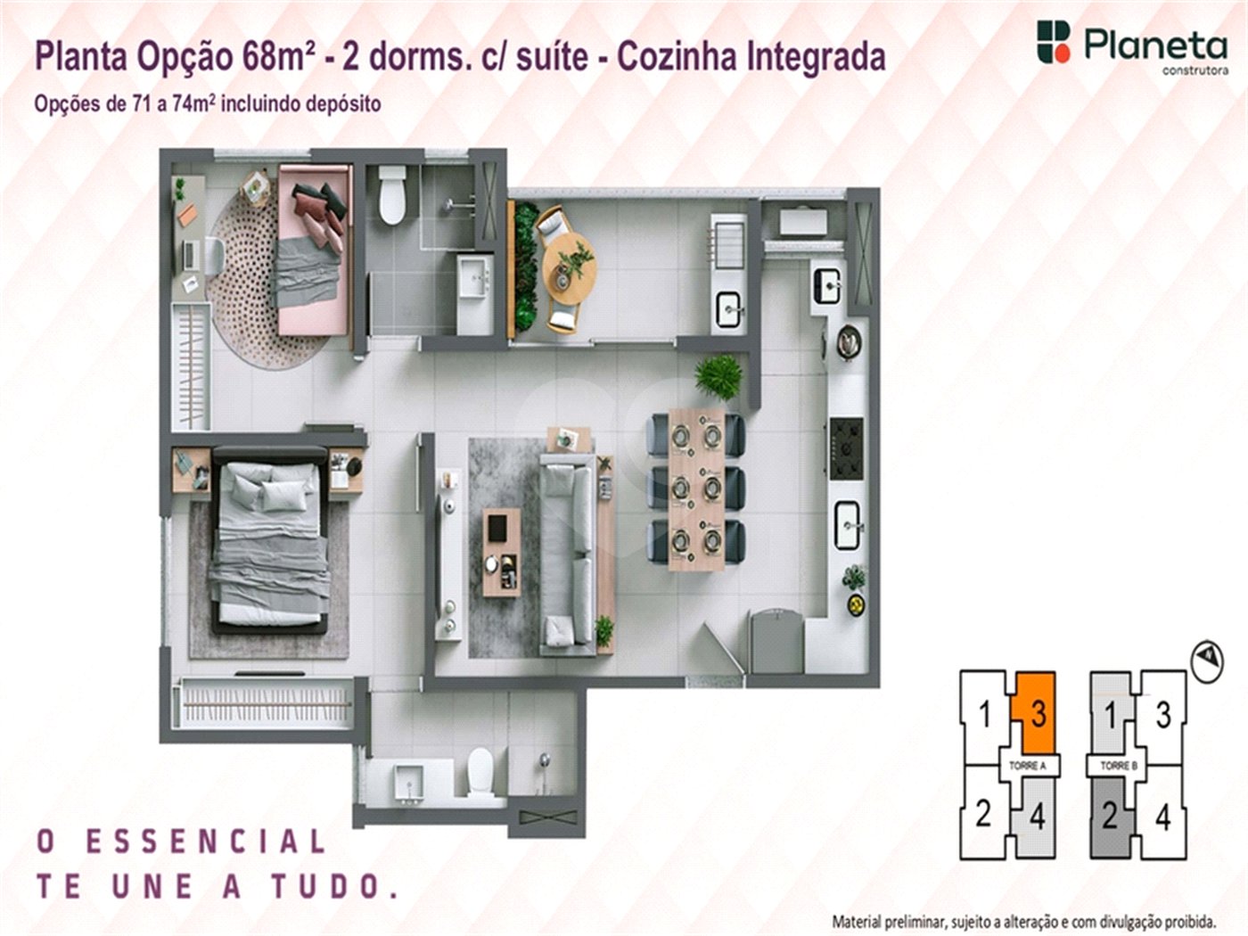 Apartamento à venda com 1 quarto em Além Ponte, Sorocaba, SP