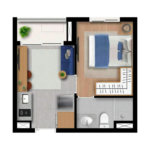 Apartamento à venda com 1 suíte em Pinheiros, São Paulo, SP