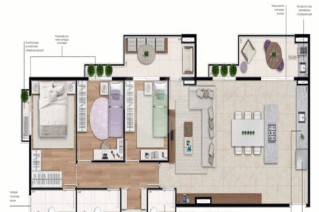 Apartamento à venda com 2 quartos, sendo 1 suíte, em Vila Paulicéia, São Paulo, SP