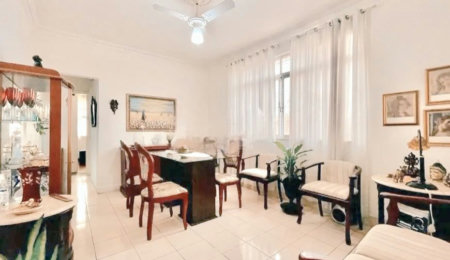 Apartamento com 2 dormitórios à venda, 70 m² por R$ 430.000,00 - Gonzaga - Santos/SP
