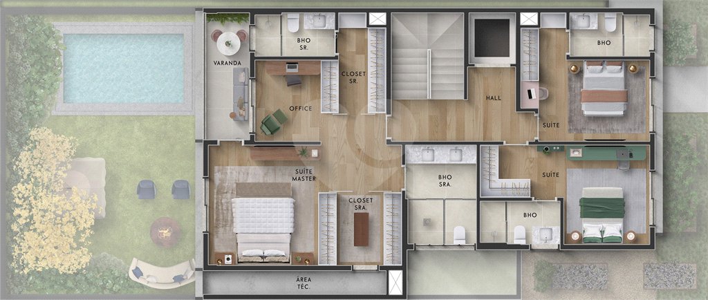 Casa à venda com 4 suítes no condomínio Tibiriça Green Home, São Paulo - SP