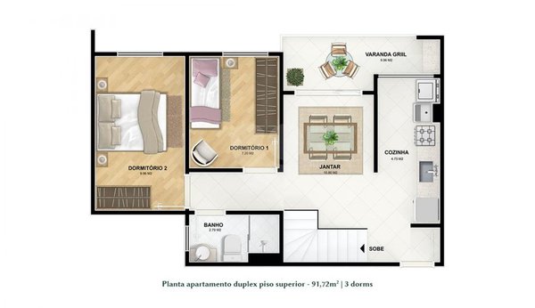 Apartamento 101m² 2