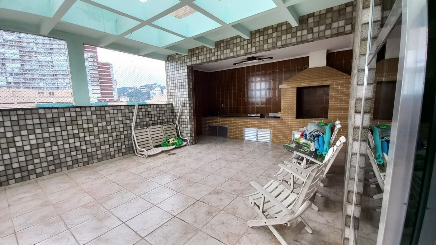 Cobertura com 4 dormitórios à venda, 380 m² por R$ 4.999.999,00 - Gonzaga - Santos/SP