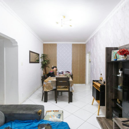 Apartamento com 2 dormitórios à venda, 65 m² por R$ 410.000,00 - Embaré - Santos/SP