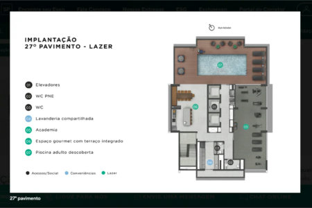 Studio à venda com 1 quarto em Brooklin Paulista, São Paulo, SP