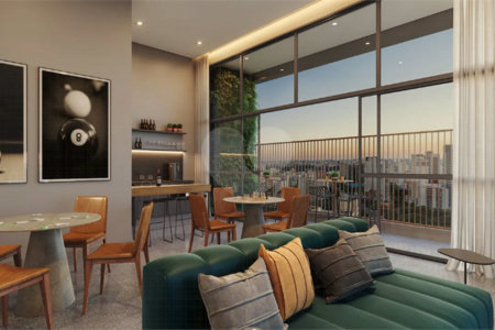 Apartamento à venda com 1 quarto em Perdizes, São Paulo, SP
