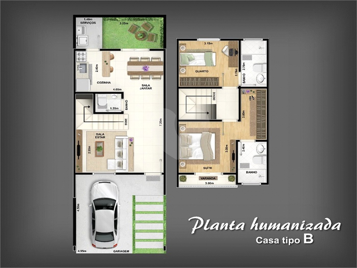 Casa à venda com 2 suítes no condomínio Residencial Américo de Figueiredo, Sorocaba - SP