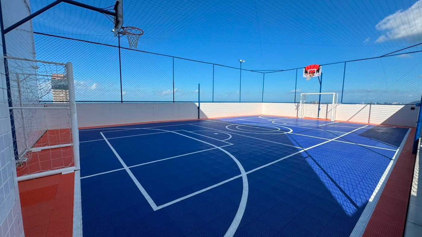 Apartamento à venda com 1 suíte em Caiçara, Praia Grande, SP