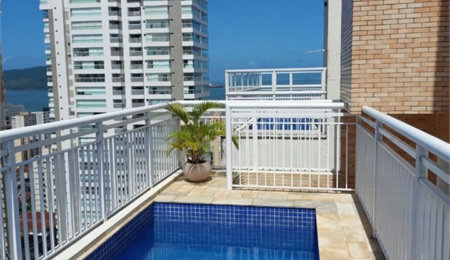 Apartamento com 4 dormitórios à venda, 225 m² por R$ 4.300.000,00 - Gonzaga - Santos/SP