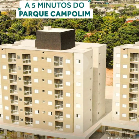 Apartamento à venda ou para alugar com 2 quartos, sendo 1 suíte, em Chácaras Reunidas São Jorge, Sorocaba, SP